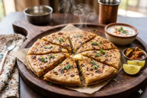 Peri Peri Aloo Paratha Recipe!